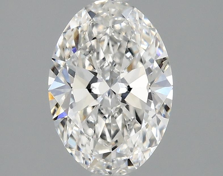 1.47 Carat Oval Shaped Ideal Cut VVS2 IGI Certified Lab Grown Diamond