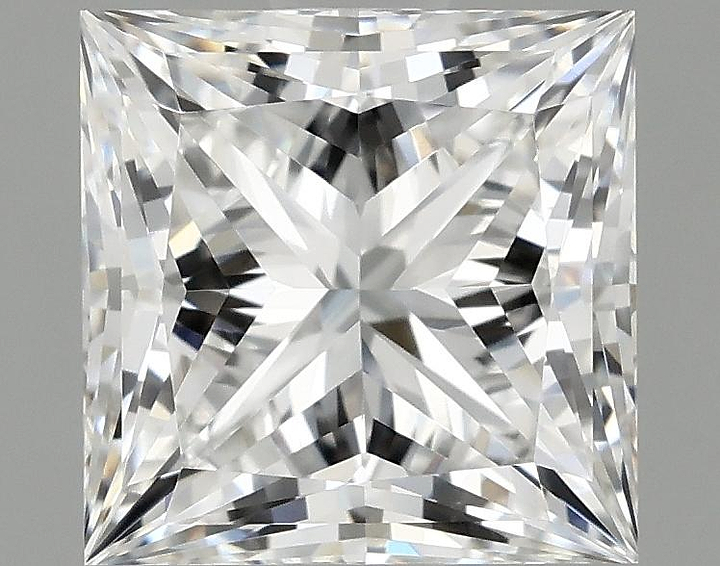 1.59 Carat Princess Shaped Ideal Cut VVS2 IGI Certified Lab Grown Diamond