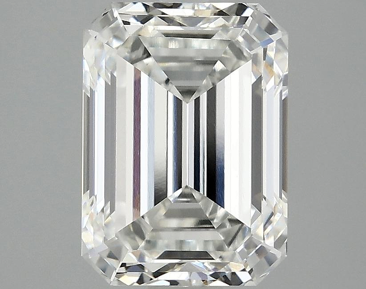 2.87 Carat Emerald Shaped Excellent Cut VVS2 IGI Certified Lab Grown Diamond