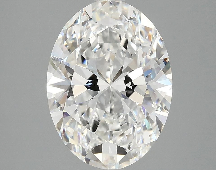 3.08 Carat Oval Shaped Excellent Cut VVS2 IGI Certified Lab Grown Diamond