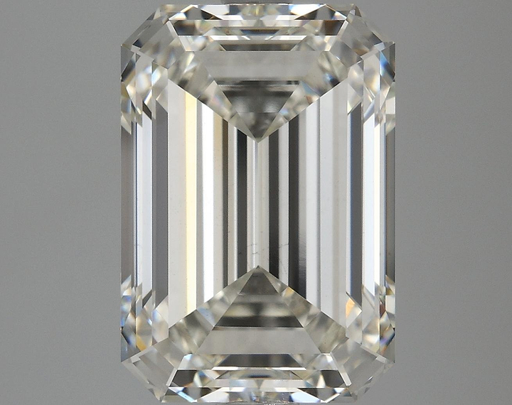 4.89 Carat Emerald Shaped Ideal Cut VS2 IGI Certified Lab Grown Diamond