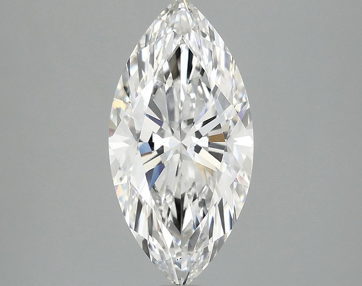 2.1 Carat Marquise Shaped Ideal Cut VS1 IGI Certified Lab Grown Diamond