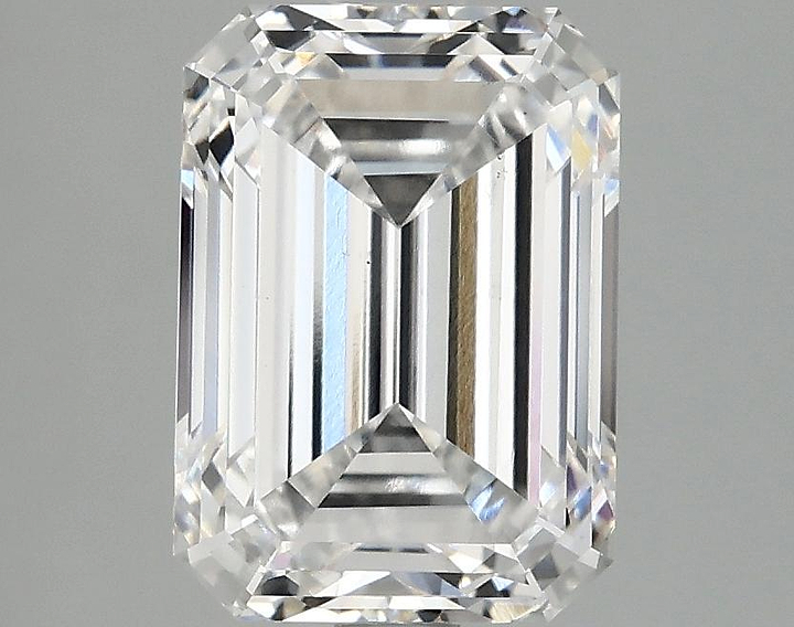3.08 Carat Emerald Shaped Ideal Cut VS1 IGI Certified Lab Grown Diamond