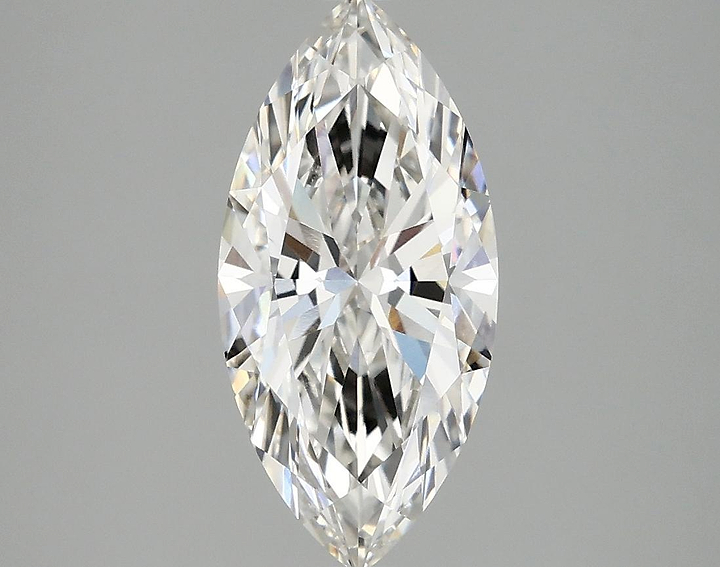 2.01 Carat Marquise Shaped Excellent Cut VVS2 IGI Certified Lab Grown Diamond