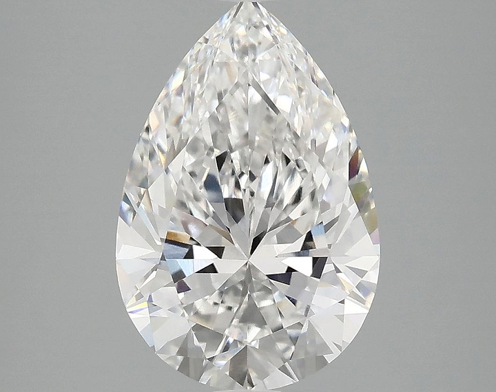 3.03 Carat Pear Shaped Excellent Cut VVS2 IGI Certified Lab Grown Diamond