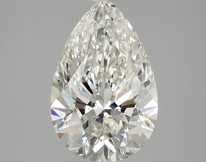 2.03 Carat Pear Shaped Ideal Cut VVS2 IGI Certified Lab Grown Diamond