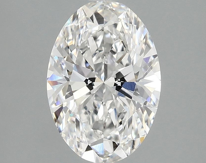 1.63 Carat Oval Shaped Ideal Cut VVS1 IGI Certified Lab Grown Diamond