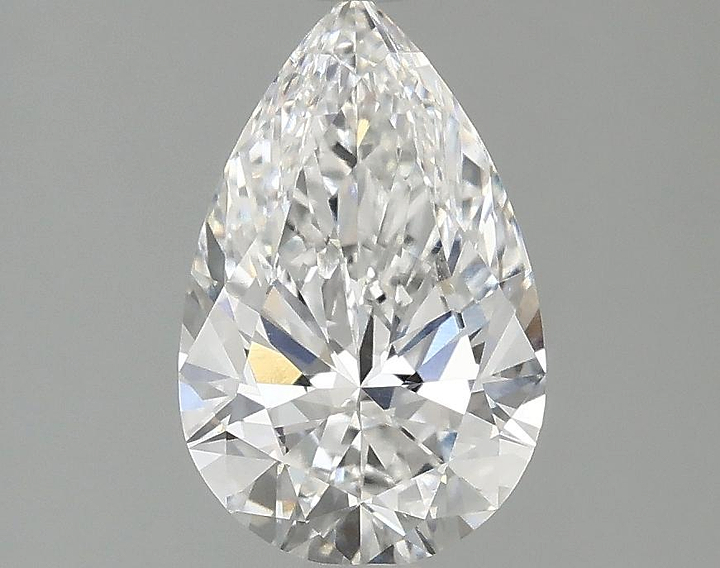 1.48 Carat Pear Shaped Ideal Cut VVS2 IGI Certified Lab Grown Diamond