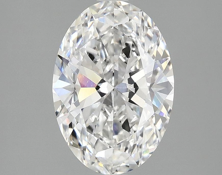 2.03 Carat Oval Shaped Ideal Cut VVS2 IGI Certified Lab Grown Diamond