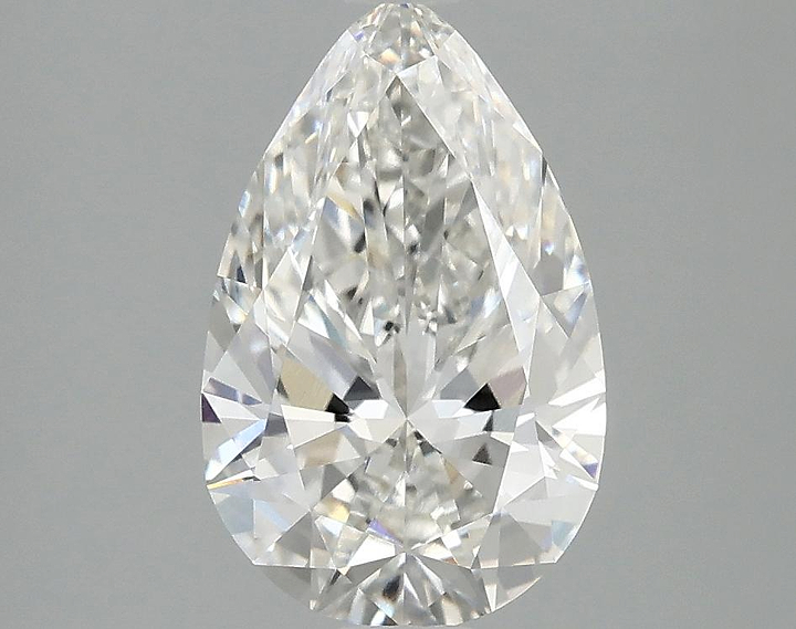2.0 Carat Pear Shaped Ideal Cut VVS2 IGI Certified Lab Grown Diamond