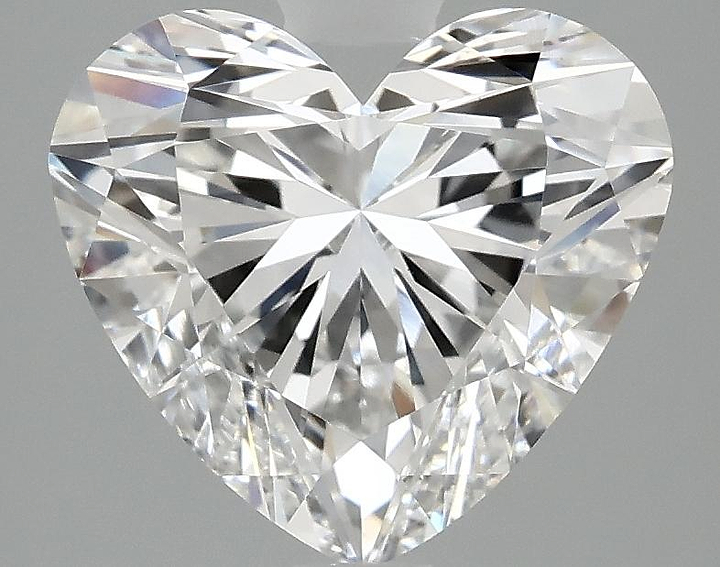3.07 Carat Heart Shaped Ideal Cut VS1 IGI Certified Lab Grown Diamond