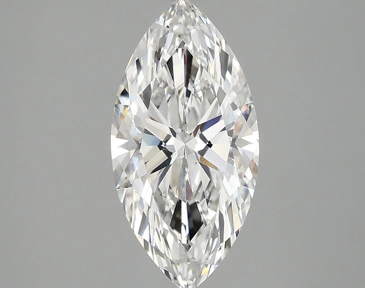 2.1 Carat Marquise Shaped Ideal Cut VS1 IGI Certified Lab Grown Diamond
