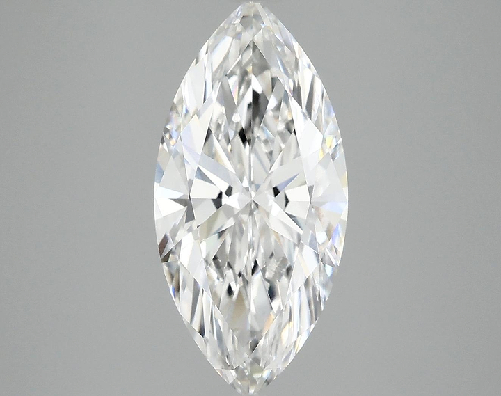 3.01 Carat Marquise Shaped Excellent Cut VVS2 IGI Certified Lab Grown Diamond