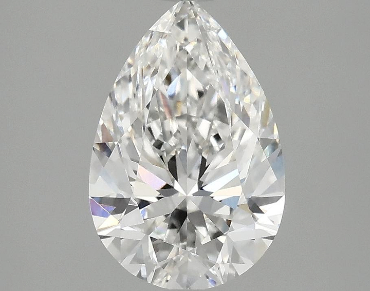 2.0 Carat Pear Shaped Excellent Cut VVS2 IGI Certified Lab Grown Diamond