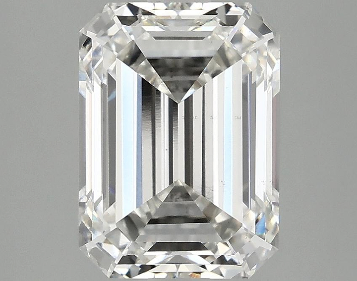 3.07 Carat Emerald Shaped Excellent Cut VS2 IGI Certified Lab Grown Diamond