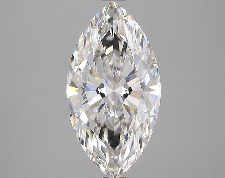 3.06 Carat Marquise Shaped Ideal Cut VVS2 IGI Certified Lab Grown Diamond