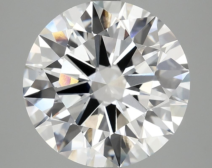 6.09 Carat Round Shaped Ideal Cut VVS2 IGI Certified Lab Grown Diamond