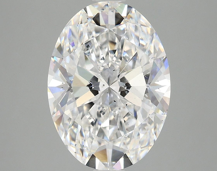 4.09 Carat Oval Shaped Ideal Cut SI1 IGI Certified Lab Grown Diamond