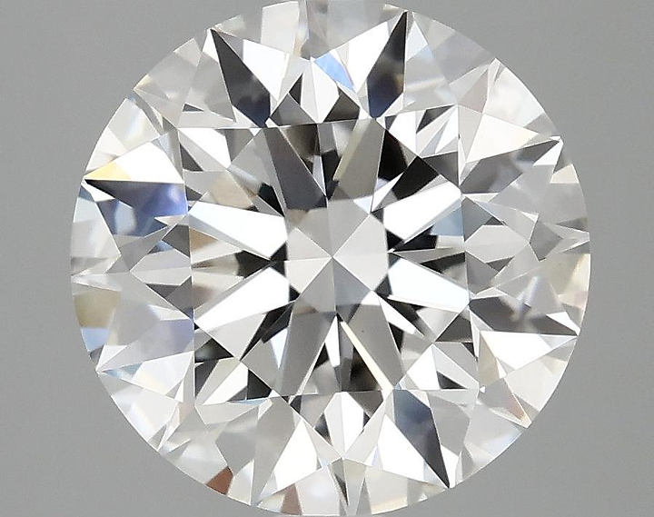 4.09 Carat Round Shaped Excellent Cut VVS2 IGI Certified Lab Grown Diamond