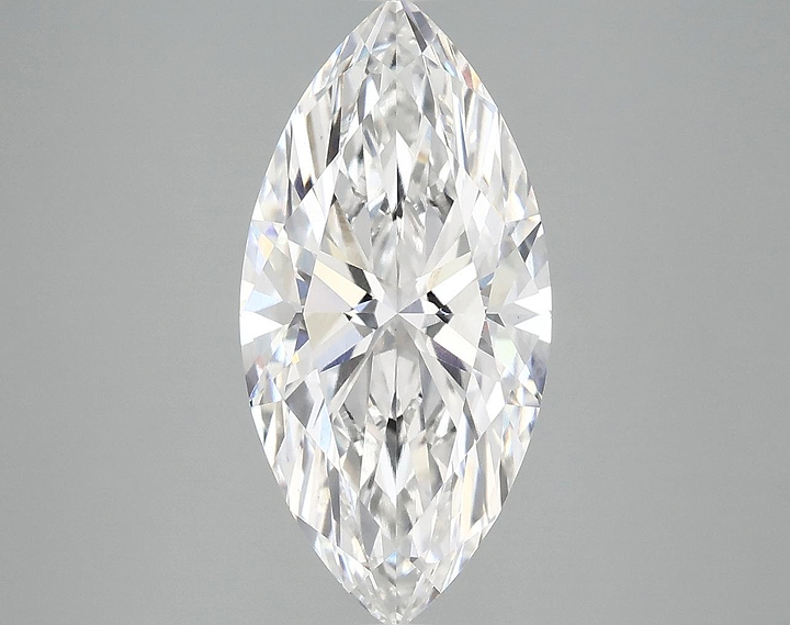3.04 Carat Marquise Shaped Excellent Cut VVS2 IGI Certified Lab Grown Diamond