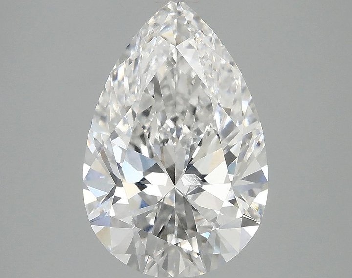 3.09 Carat Pear Shaped Excellent Cut VS2 IGI Certified Lab Grown Diamond