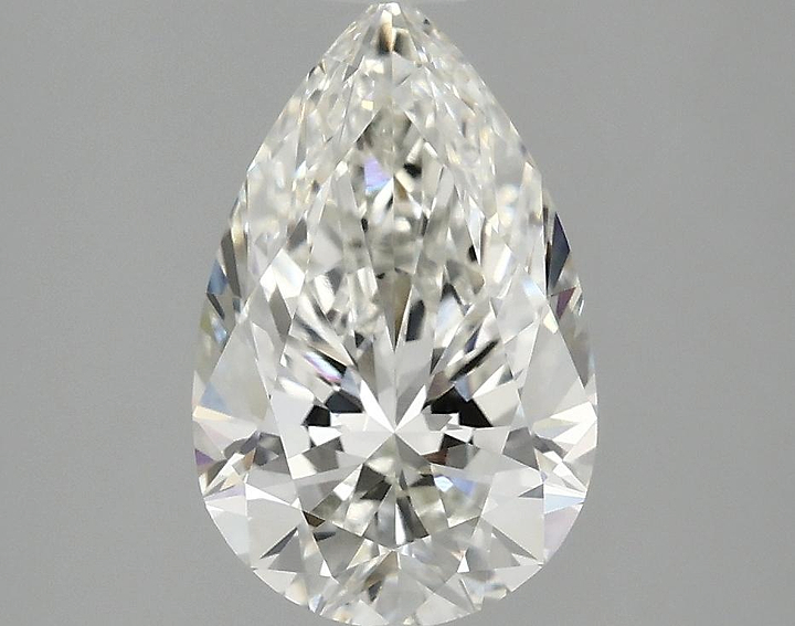 2.1 Carat Pear Shaped Ideal Cut VVS2 IGI Certified Lab Grown Diamond