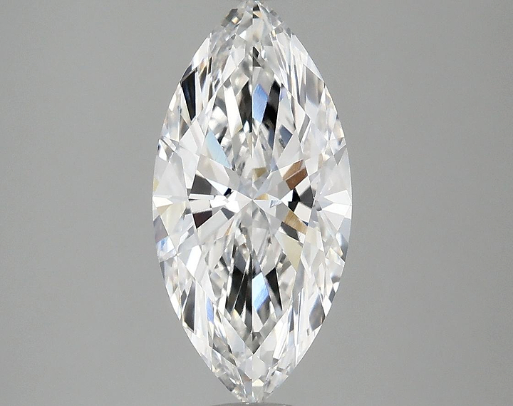 1.97 Carat Marquise Shaped Excellent Cut VVS2 IGI Certified Lab Grown Diamond