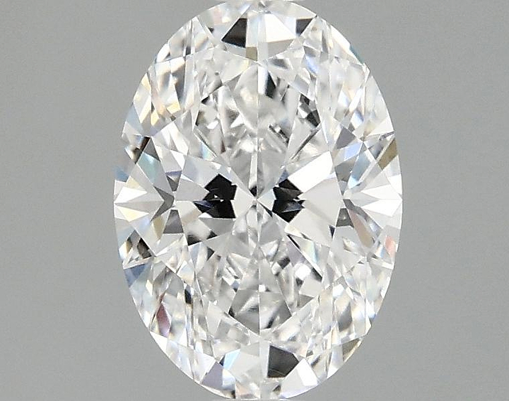 1.5 Carat Oval Shaped Ideal Cut VVS2 IGI Certified Lab Grown Diamond