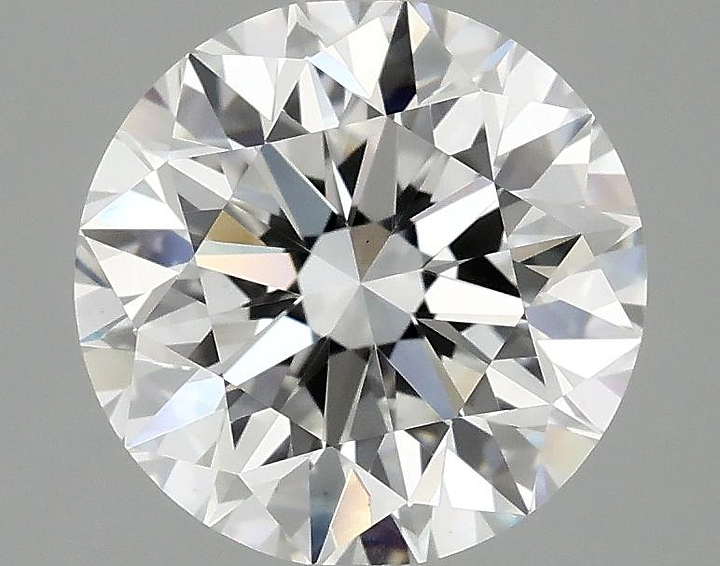 3.09 Carat Round Shaped Excellent Cut VS1 IGI Certified Lab Grown Diamond