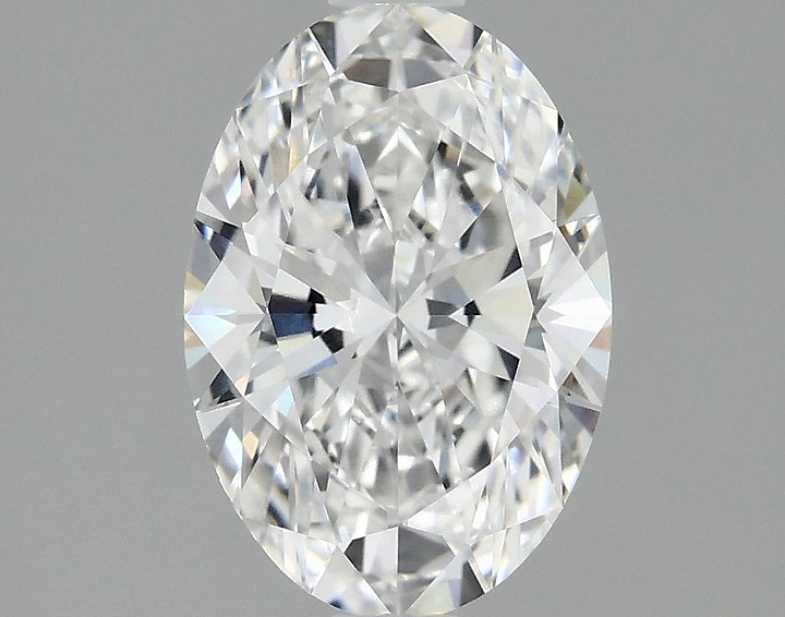 1.45 Carat Oval Shaped Ideal Cut VVS2 IGI Certified Lab Grown Diamond
