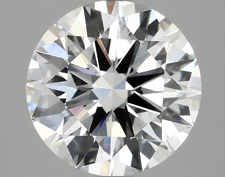 3.07 Carat Round Shaped Ideal Cut VVS2 IGI Certified Lab Grown Diamond