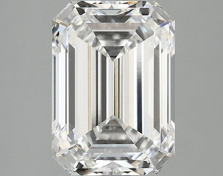 2.9 Carat Emerald Shaped Ideal Cut VS1 IGI Certified Lab Grown Diamond