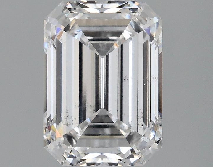 1.98 Carat Emerald Shaped Ideal Cut SI1 IGI Certified Lab Grown Diamond