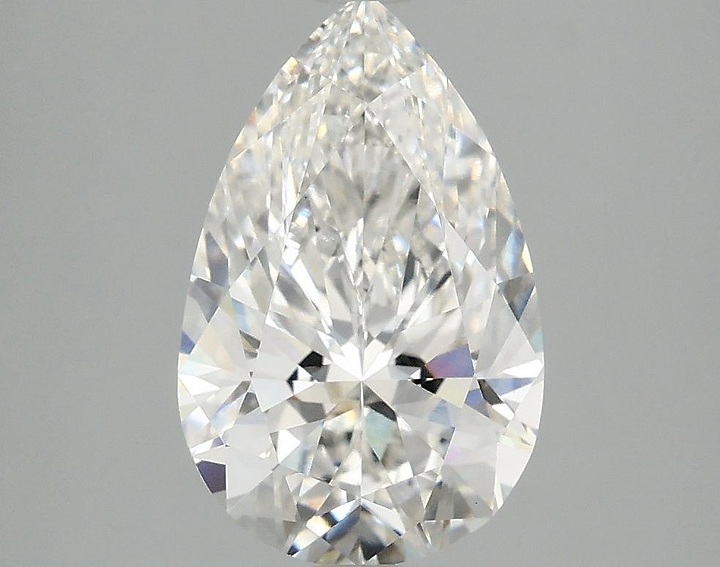 2.5 Carat Pear Shaped Ideal Cut VS1 IGI Certified Lab Grown Diamond