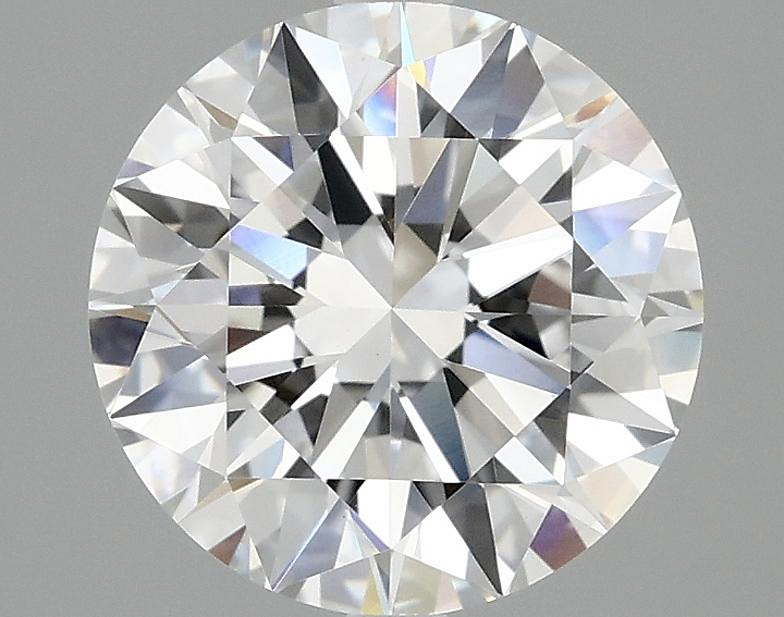 2.88 Carat Round Shaped Excellent Cut VVS2 IGI Certified Lab Grown Diamond