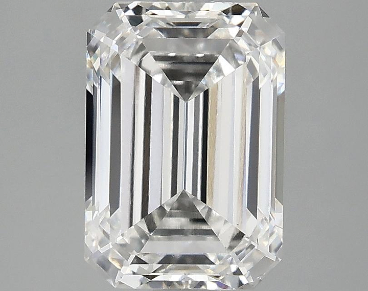 2.59 Carat Emerald Shaped Ideal Cut VS1 IGI Certified Lab Grown Diamond