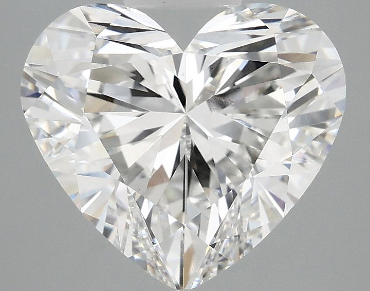 4.09 Carat Heart Shaped Ideal Cut VS1 IGI Certified Lab Grown Diamond