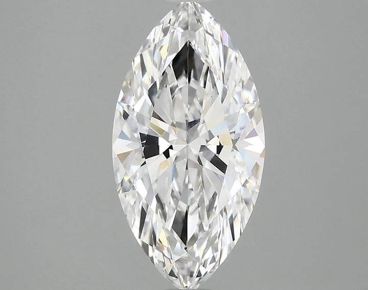 2.09 Carat Marquise Shaped Ideal Cut VVS2 IGI Certified Lab Grown Diamond