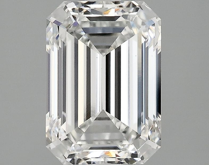 2.5 Carat Emerald Shaped Ideal Cut VS1 IGI Certified Lab Grown Diamond