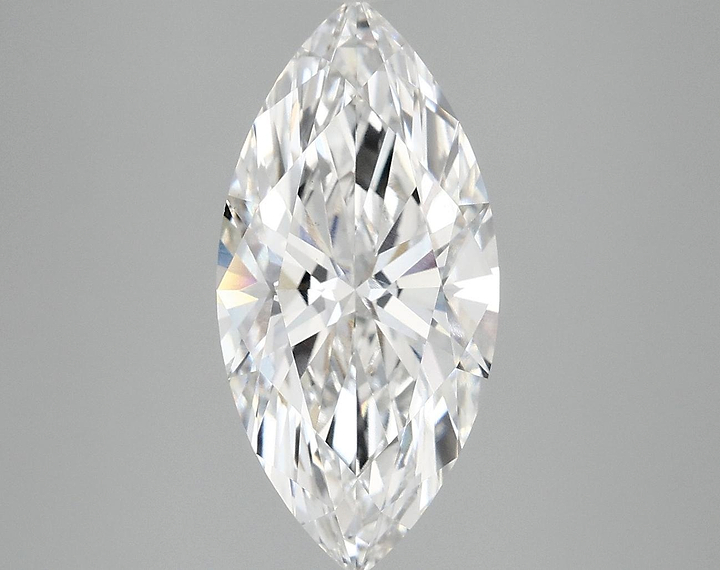 3.09 Carat Marquise Shaped Excellent Cut VVS2 IGI Certified Lab Grown Diamond