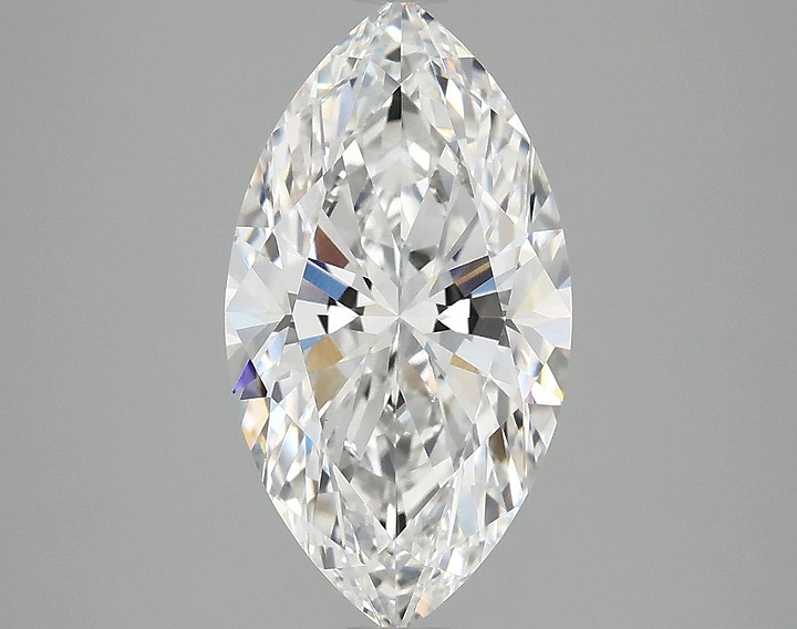 3.03 Carat Marquise Shaped Excellent Cut VVS2 IGI Certified Lab Grown Diamond