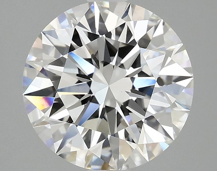 2.57 Carat Round Shaped Ideal Cut VVS2 IGI Certified Lab Grown Diamond