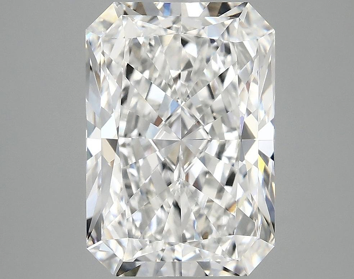 4.14 Carat Radiant Shaped Ideal Cut VVS2 IGI Certified Lab Grown Diamond