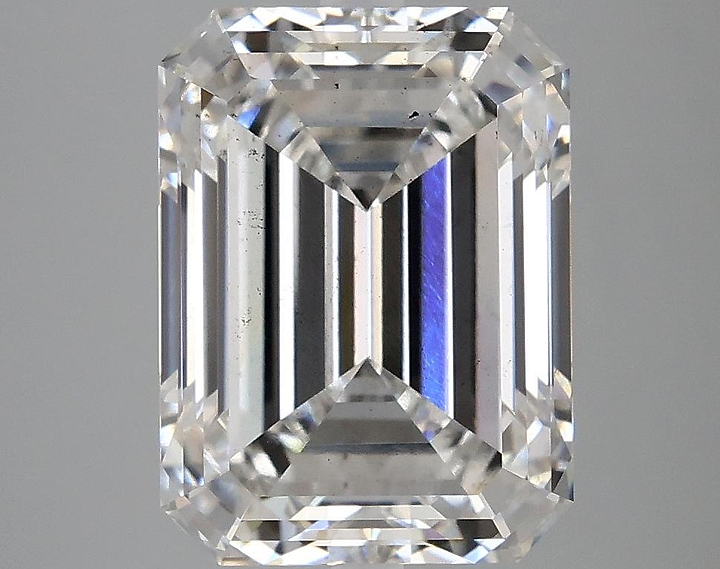 5.1 Carat Emerald Shaped Excellent Cut SI1 IGI Certified Lab Grown Diamond
