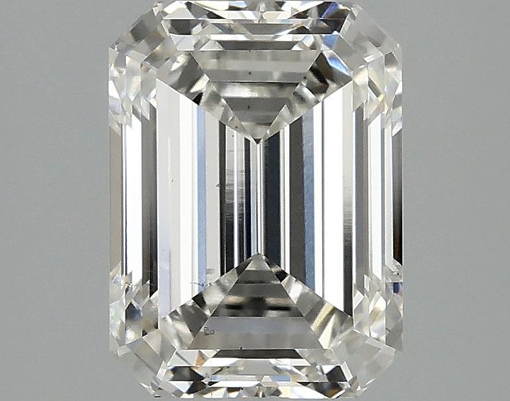 2.57 Carat Emerald Shaped Excellent Cut VS2 IGI Certified Lab Grown Diamond