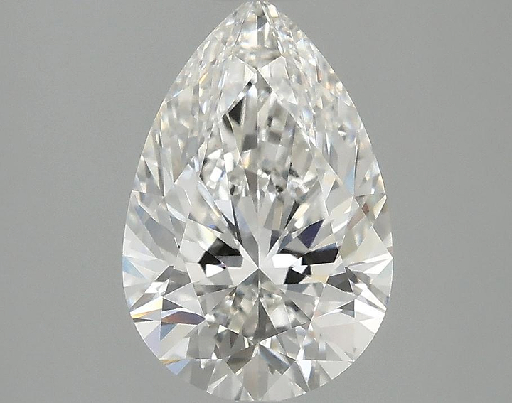 2.09 Carat Pear Shaped Excellent Cut VVS2 IGI Certified Lab Grown Diamond