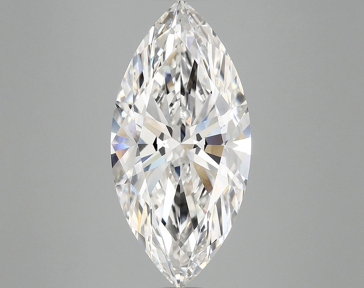 4.87 Carat Marquise Shaped Excellent Cut VVS2 IGI Certified Lab Grown Diamond