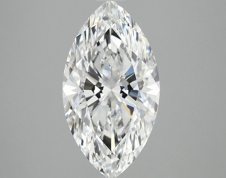 3.09 Carat Marquise Shaped Excellent Cut VVS2 IGI Certified Lab Grown Diamond