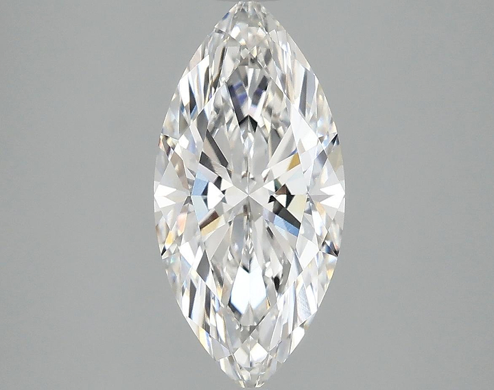 2.03 Carat Marquise Shaped Excellent Cut VVS2 IGI Certified Lab Grown Diamond