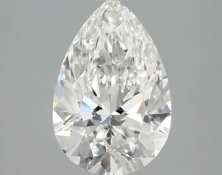 2.08 Carat Pear Shaped Excellent Cut VVS2 IGI Certified Lab Grown Diamond